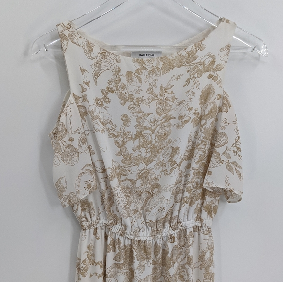 Bailey 44 Cold Shoulder Blouson Midi Floral Dress - Picture 2 of 9